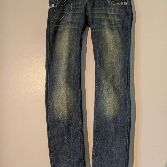 SOLD Playboy be-dazzled low rise jeans Y2K 90s - Picture 7 of 9
